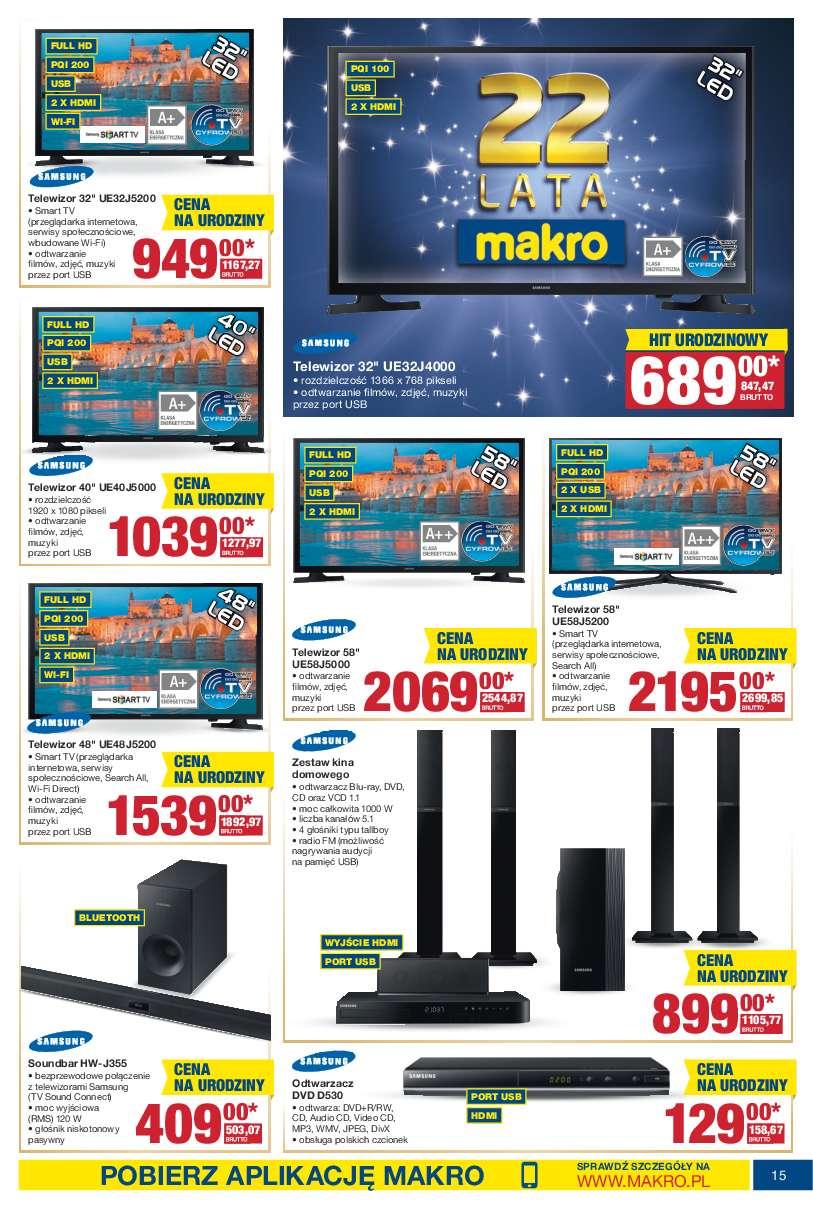 Gazetka promocyjna MAKRO str. 15