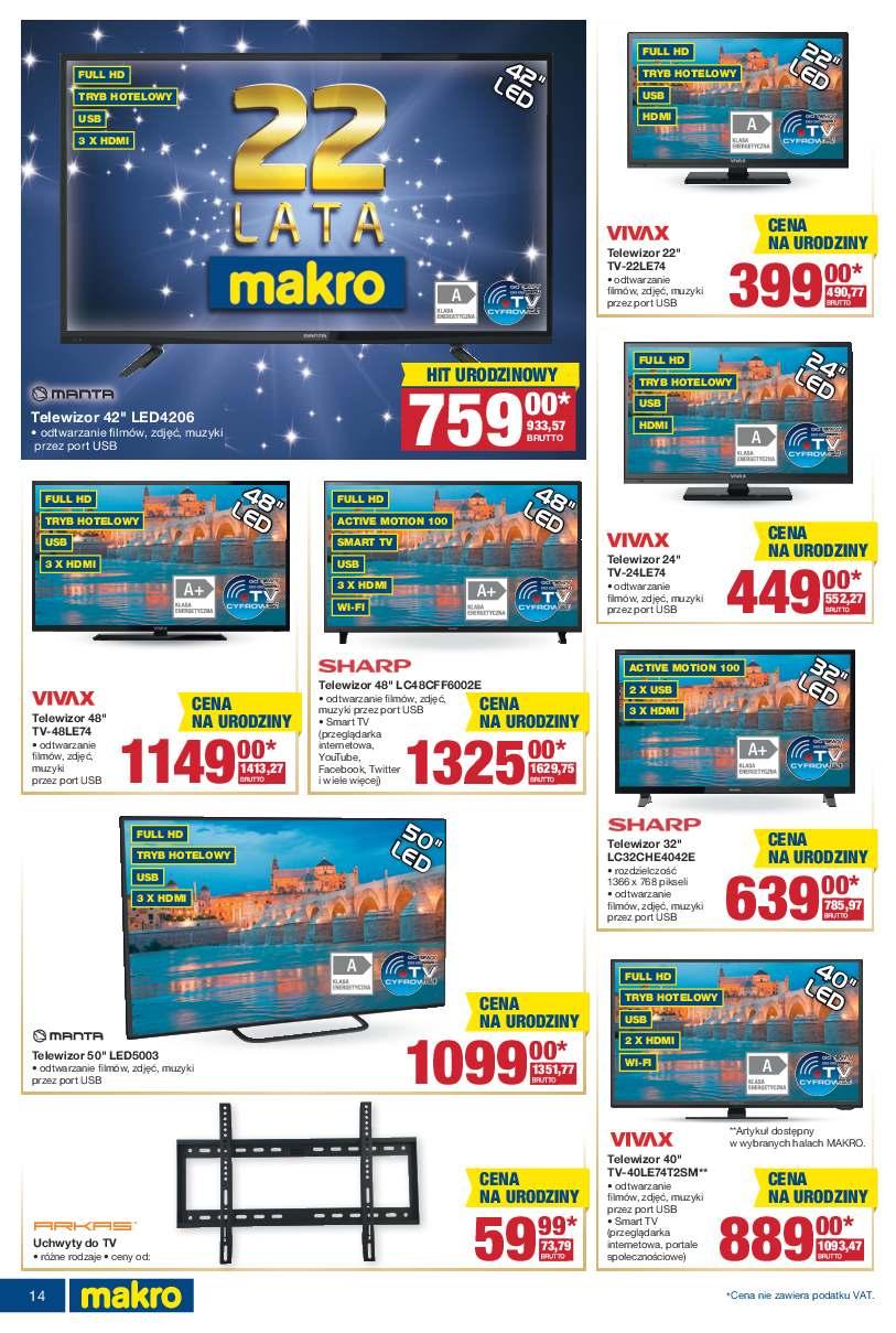 Gazetka promocyjna MAKRO str. 14