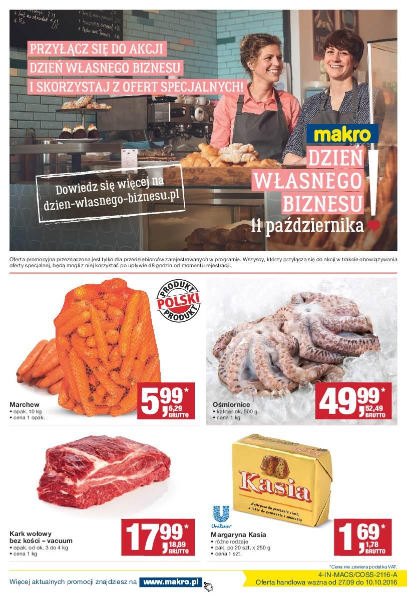 Gazetka promocyjna MAKRO str. 1