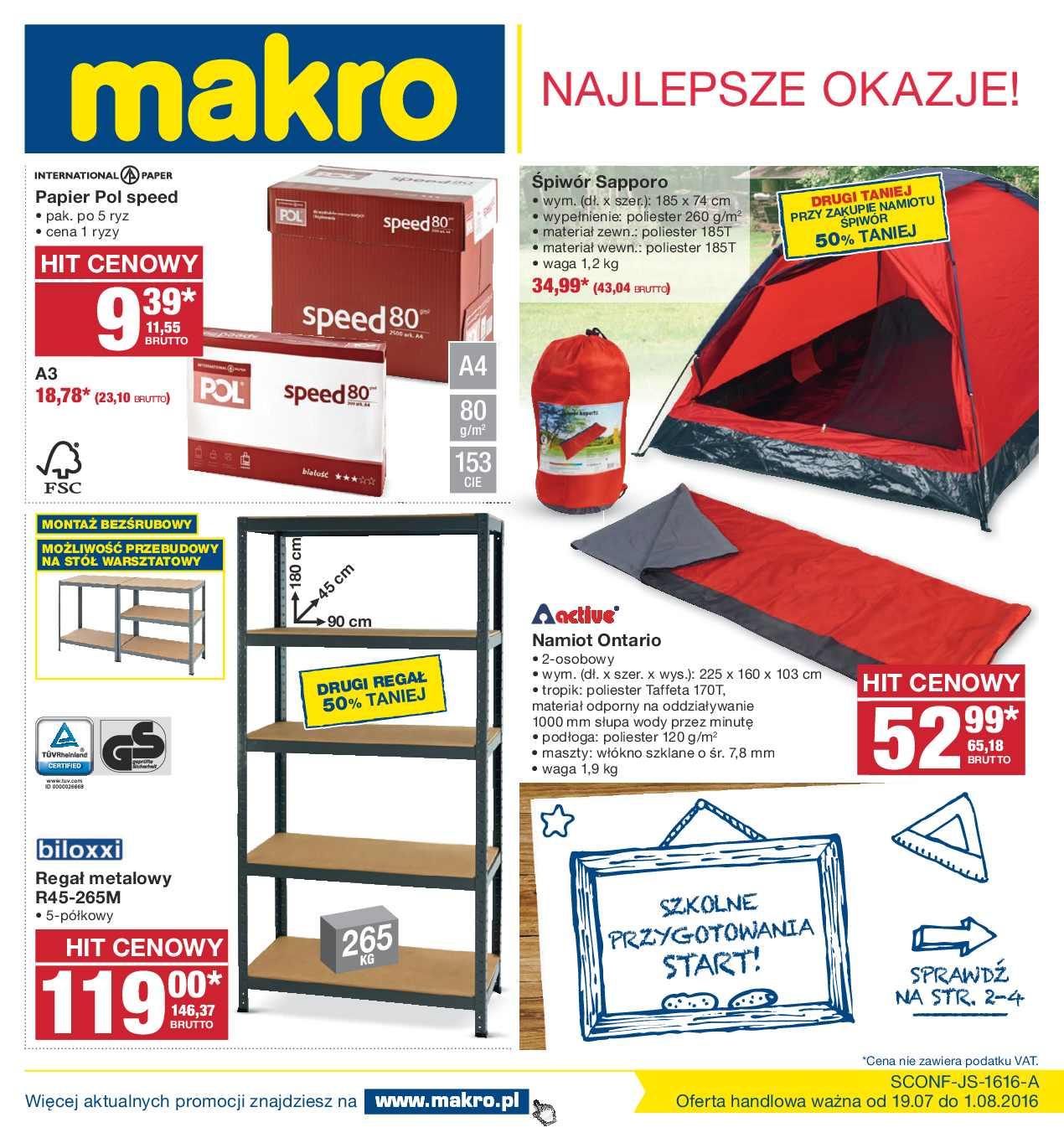 Gazetka promocyjna MAKRO str. 1