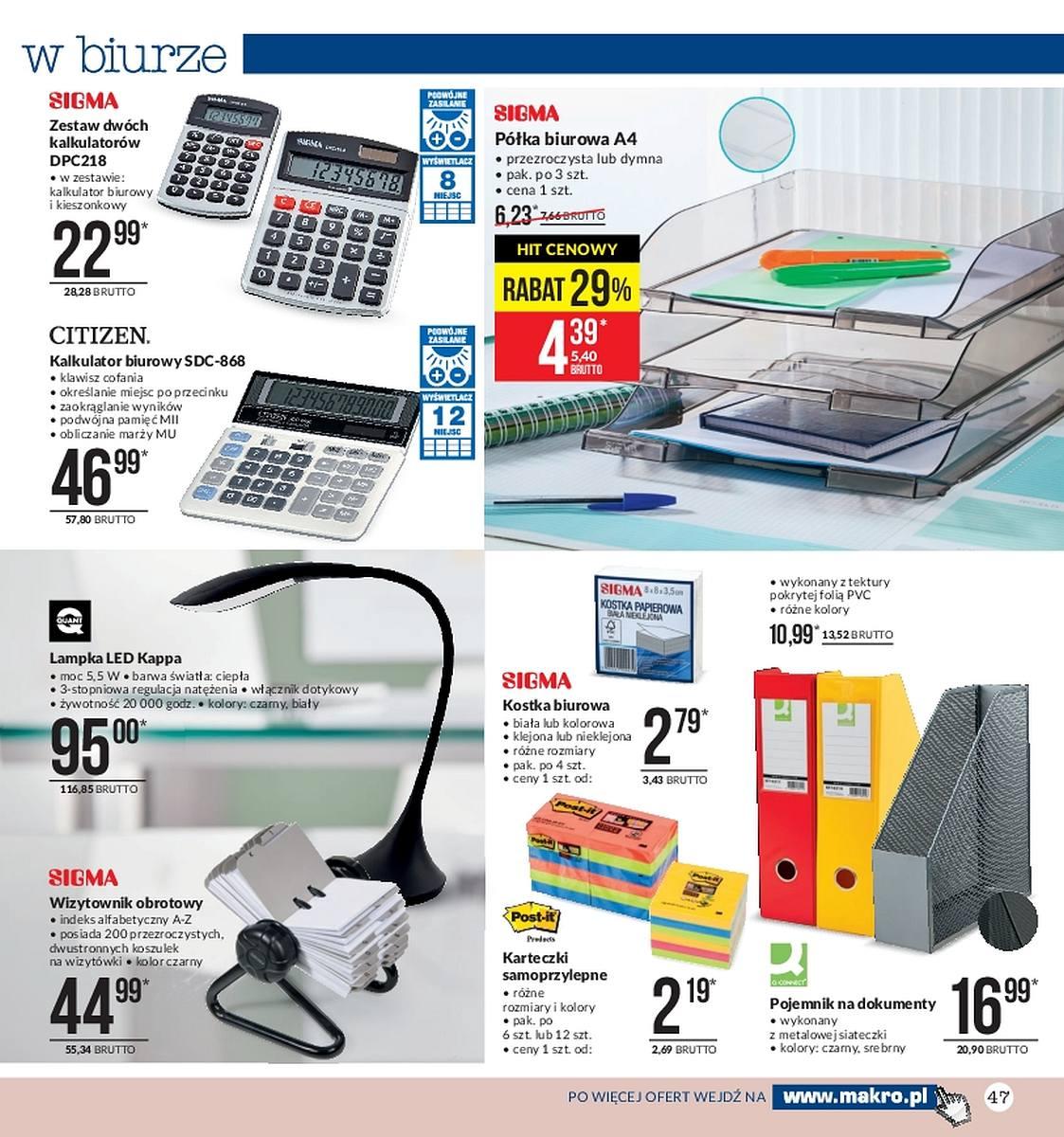 Gazetka promocyjna MAKRO str. 47