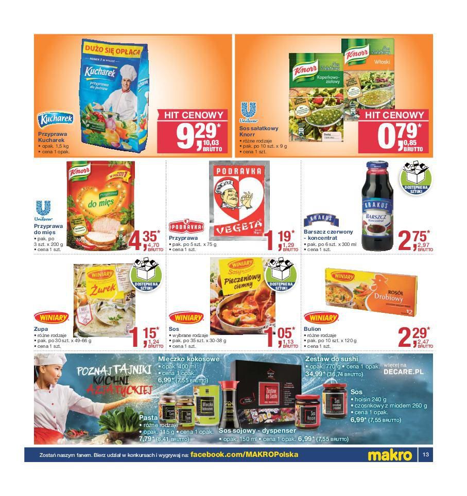Gazetka promocyjna MAKRO str. 13