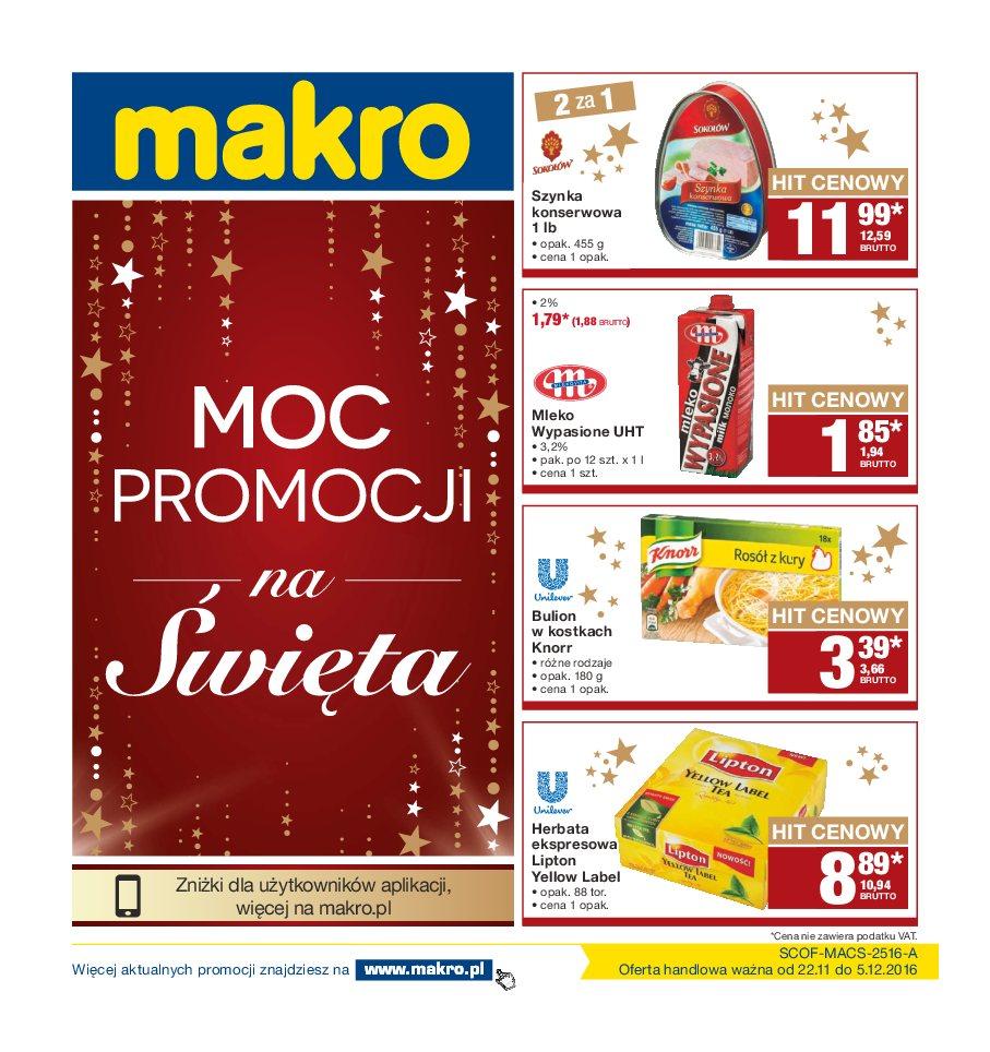 Gazetka promocyjna MAKRO str. 1