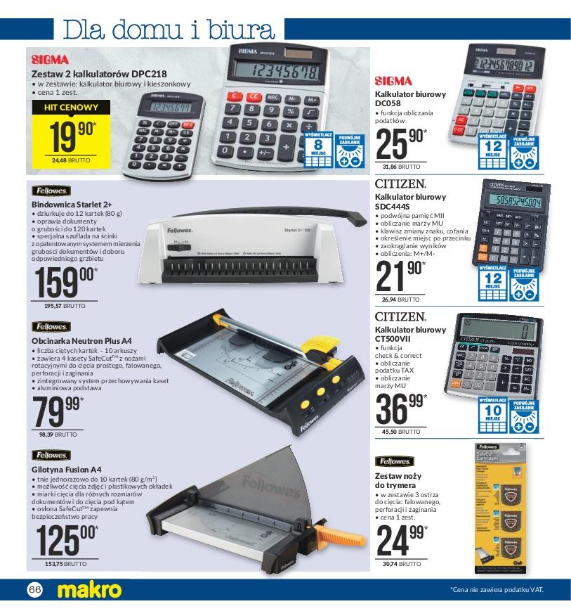 Gazetka promocyjna MAKRO str. 66