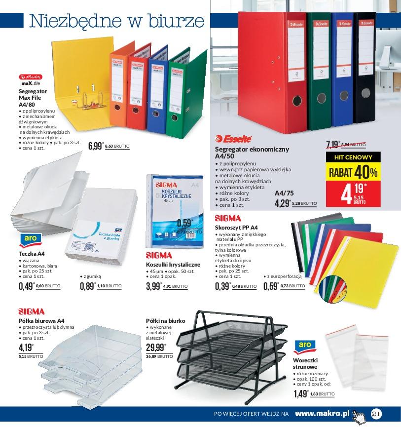 Gazetka promocyjna MAKRO str. 21