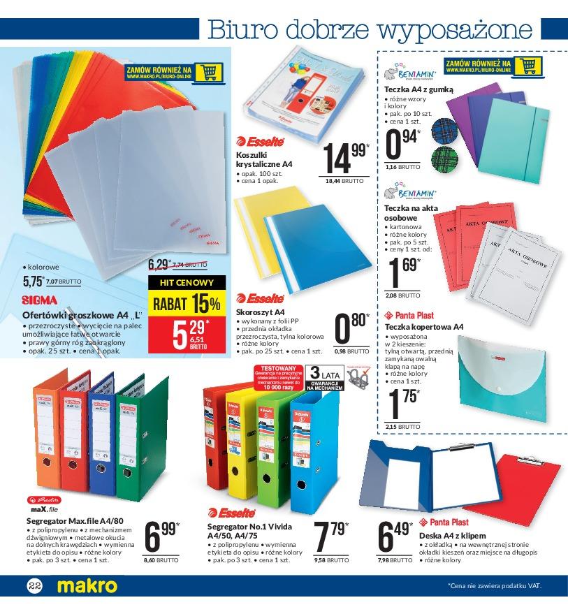 Gazetka promocyjna MAKRO str. 22