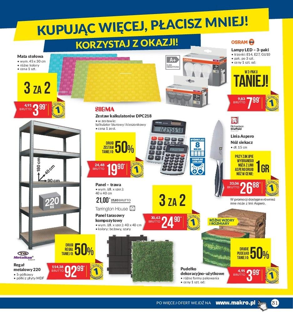 Gazetka promocyjna MAKRO str. 31