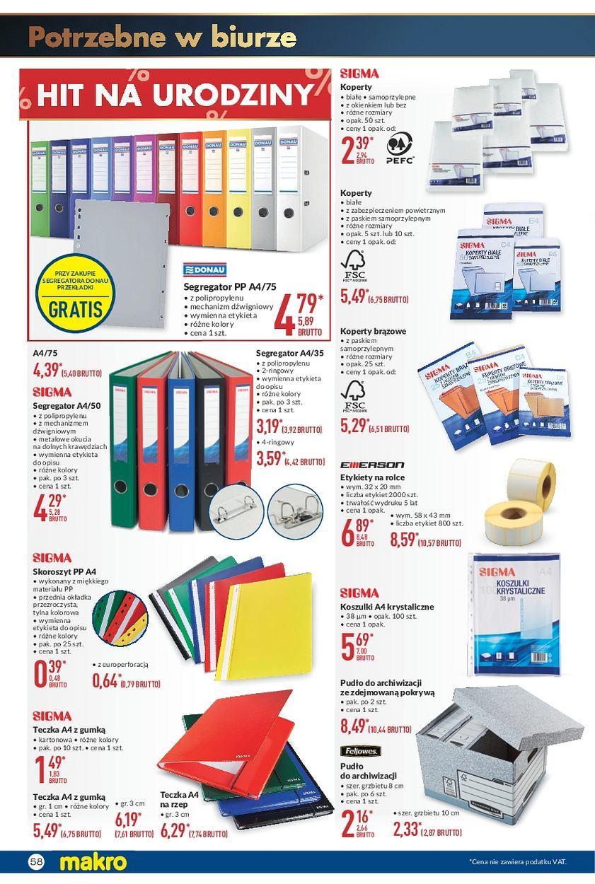 Gazetka promocyjna MAKRO str. 58