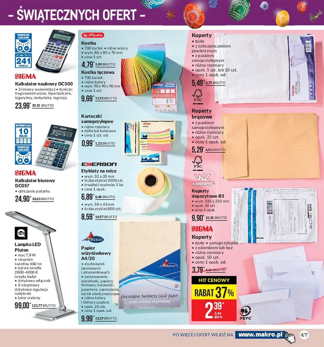 Gazetka promocyjna MAKRO str. 47