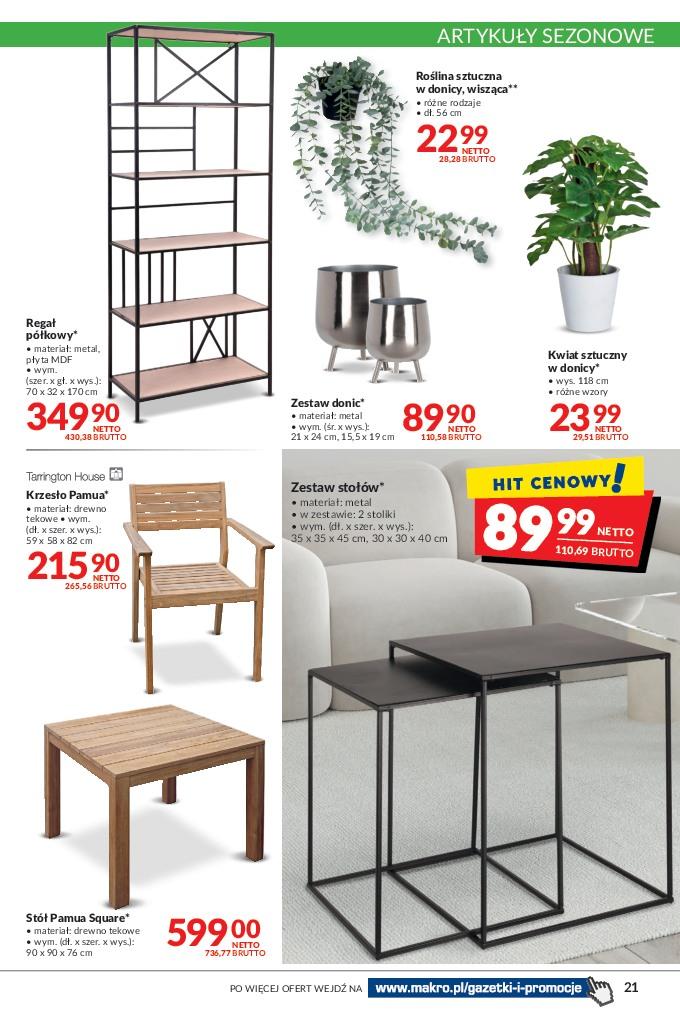 Gazetka promocyjna MAKRO str. 21