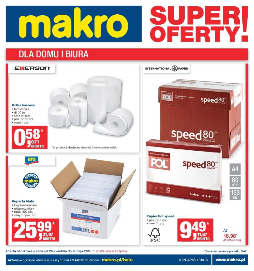 Gazetka promocyjna MAKRO str. 1