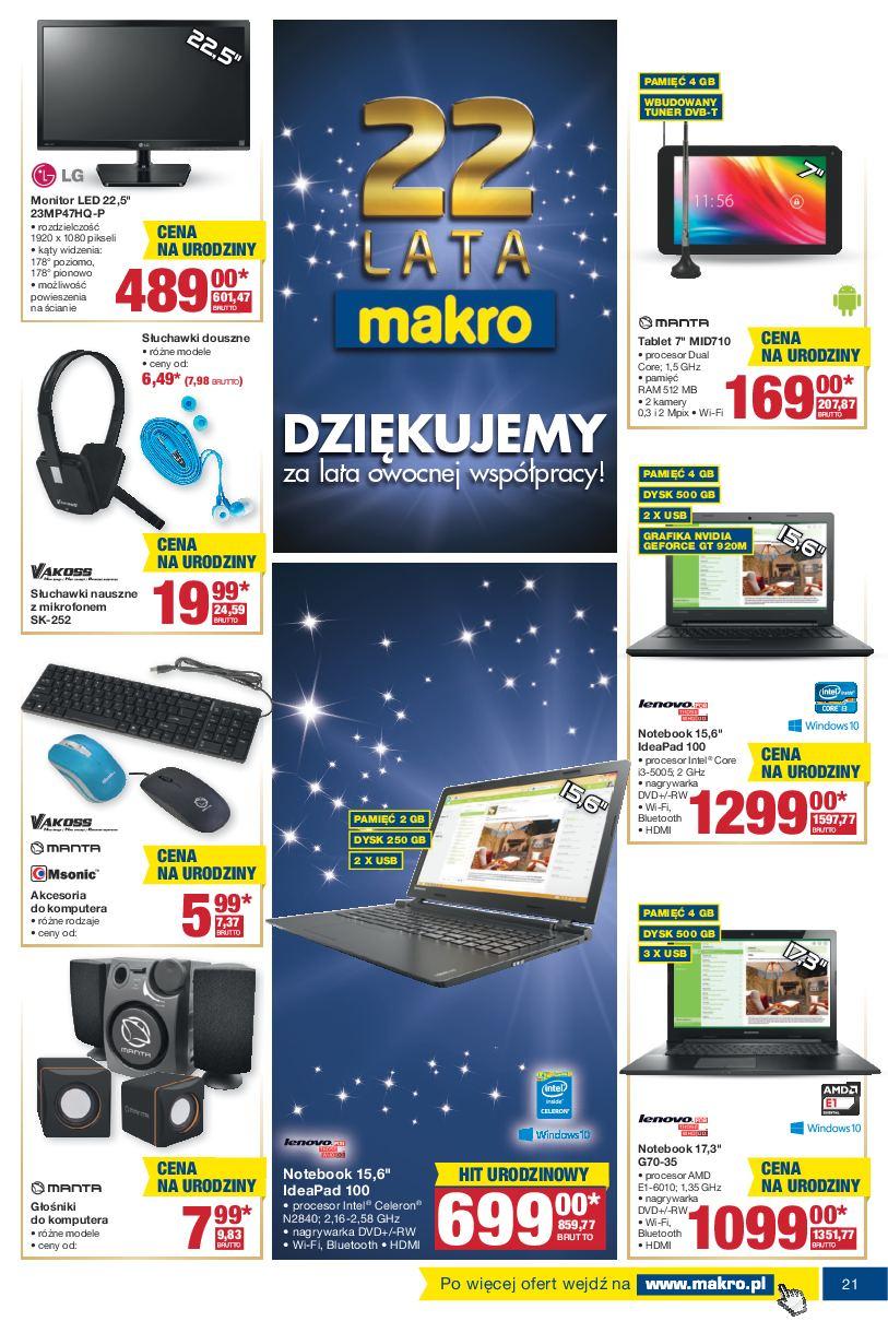 Gazetka promocyjna MAKRO str. 21