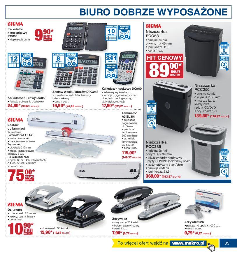 Gazetka promocyjna MAKRO str. 35