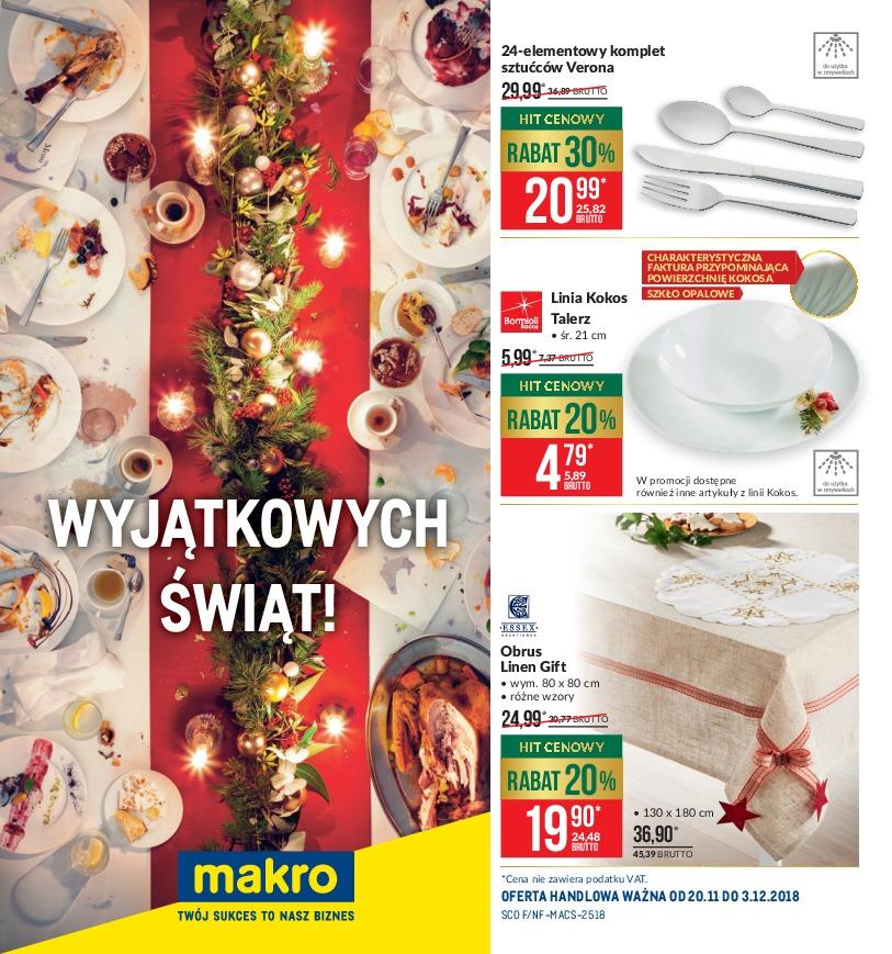 Gazetka promocyjna MAKRO str. 1