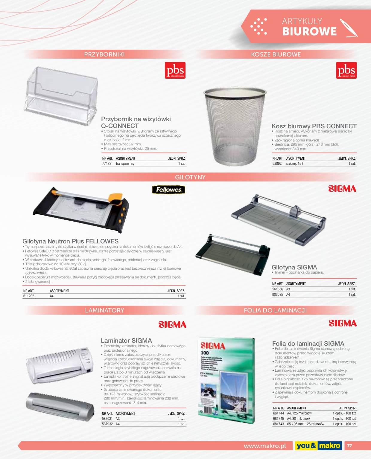 Gazetka promocyjna MAKRO str. 77