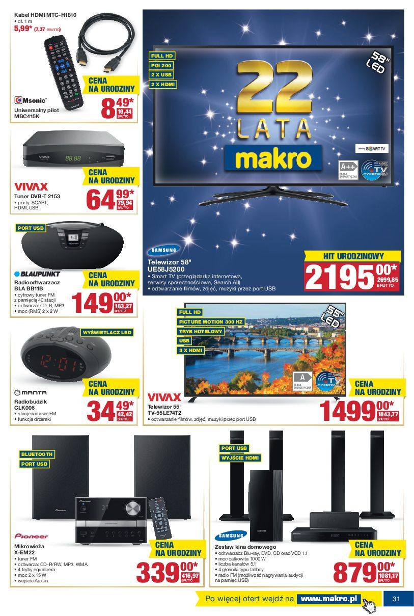 Gazetka promocyjna MAKRO str. 31