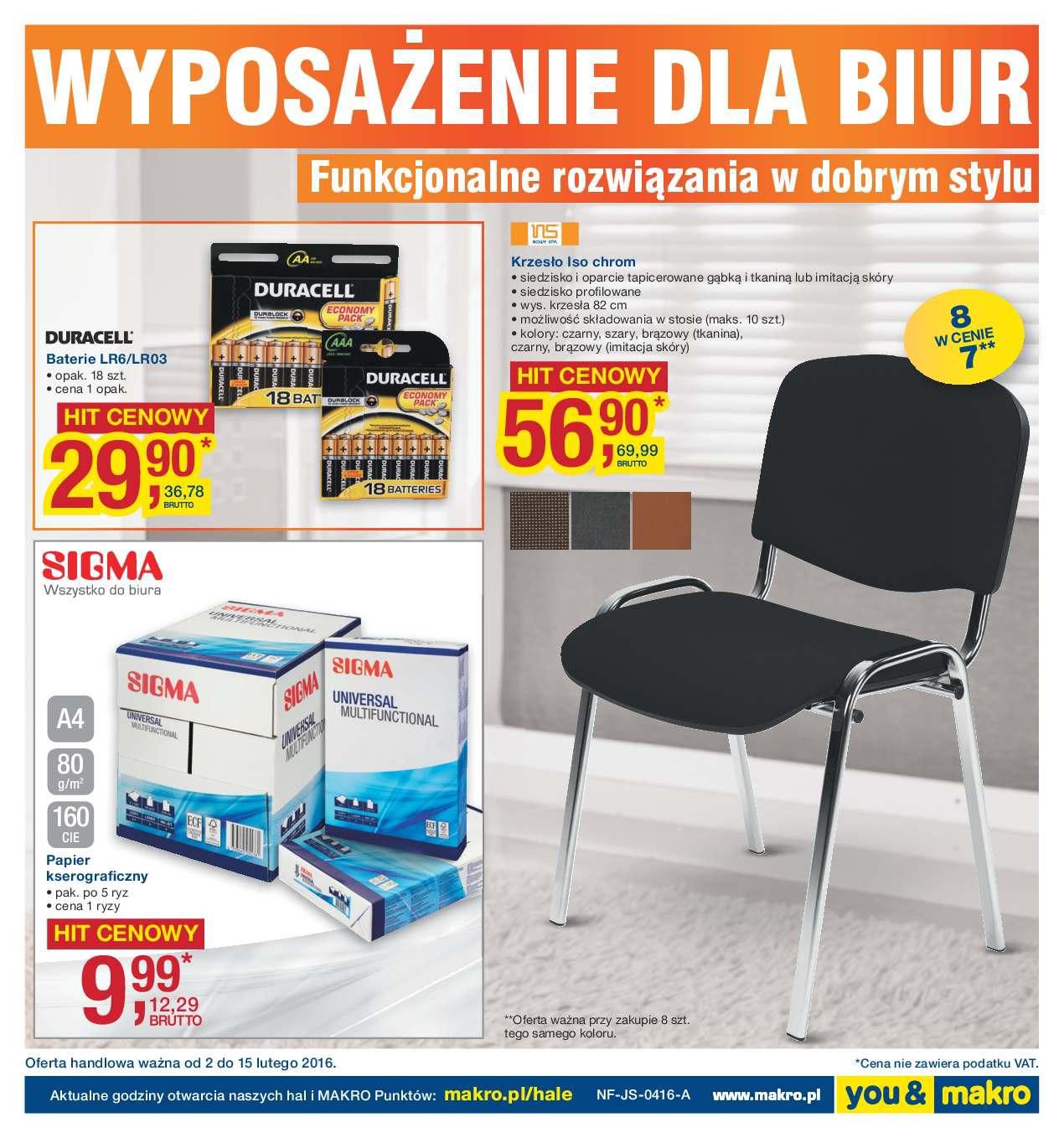 Gazetka promocyjna MAKRO str. 1
