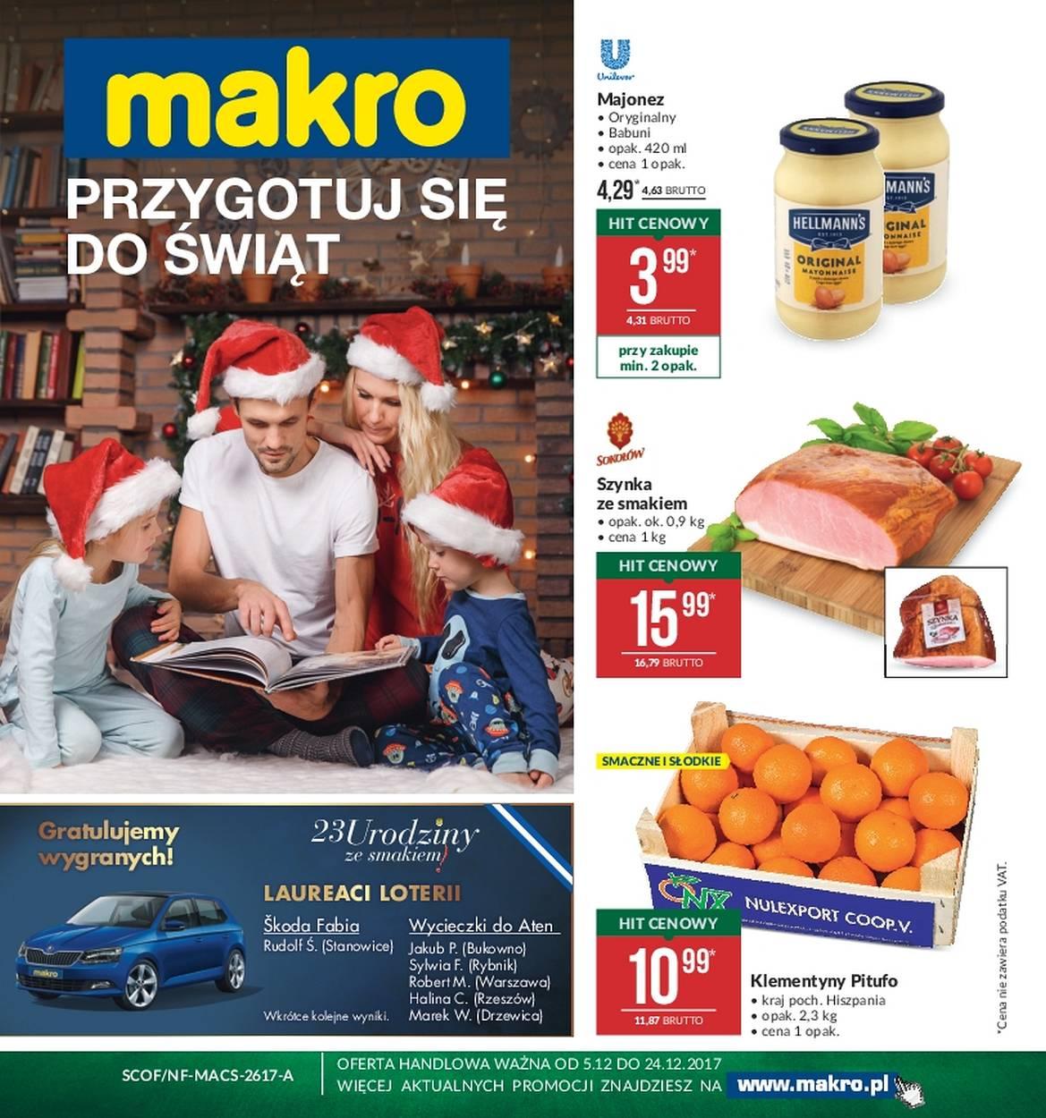 Gazetka promocyjna MAKRO str. 1