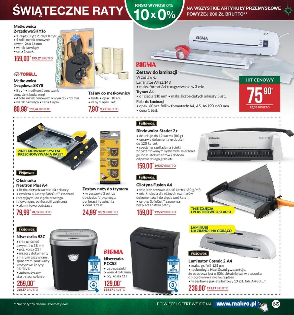 Gazetka promocyjna MAKRO str. 63