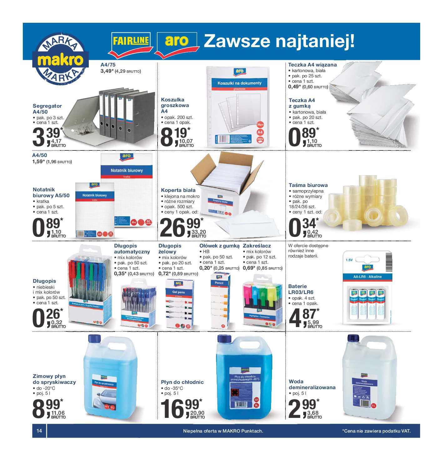 Gazetka promocyjna MAKRO str. 14