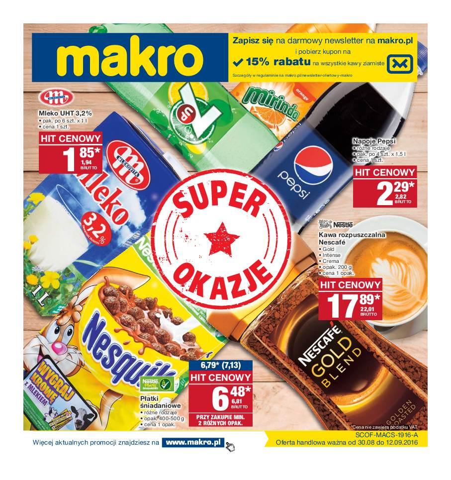 Gazetka promocyjna MAKRO str. 1