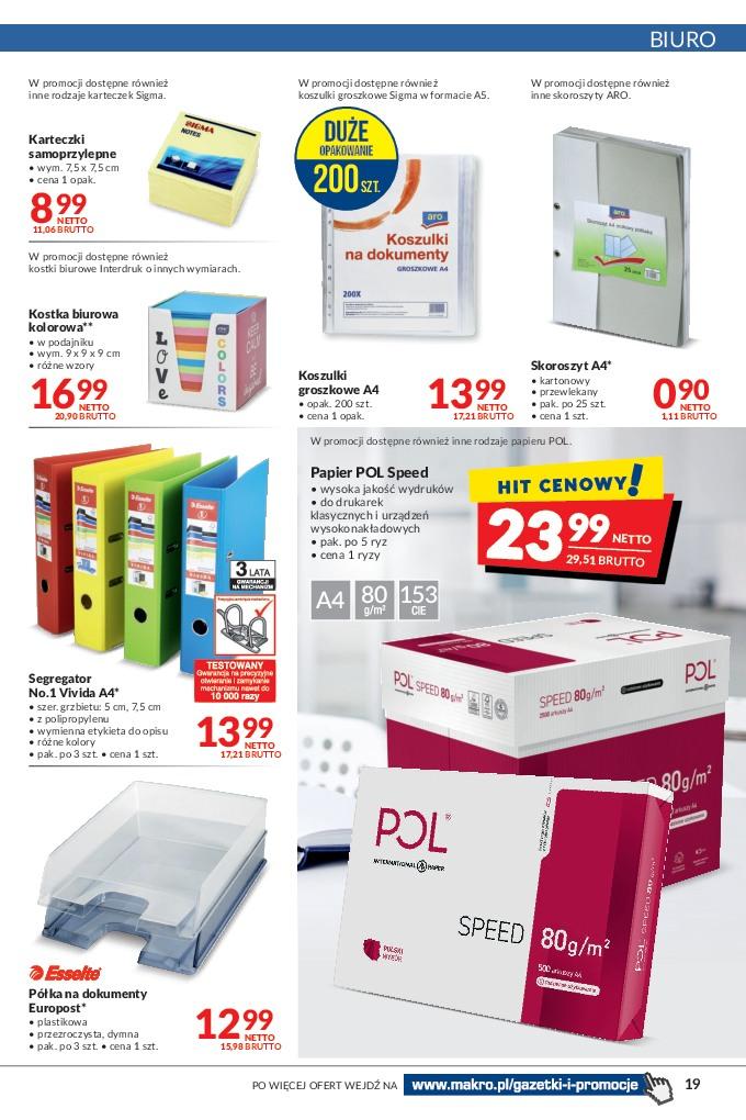 Gazetka promocyjna MAKRO str. 19