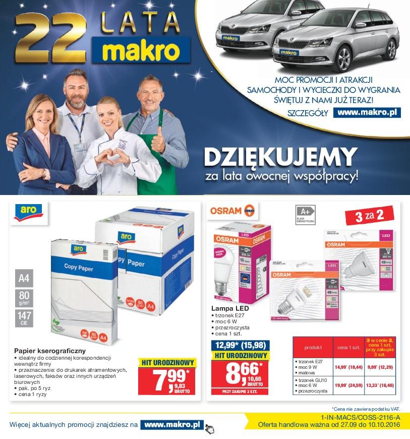 Gazetka promocyjna MAKRO str. 1