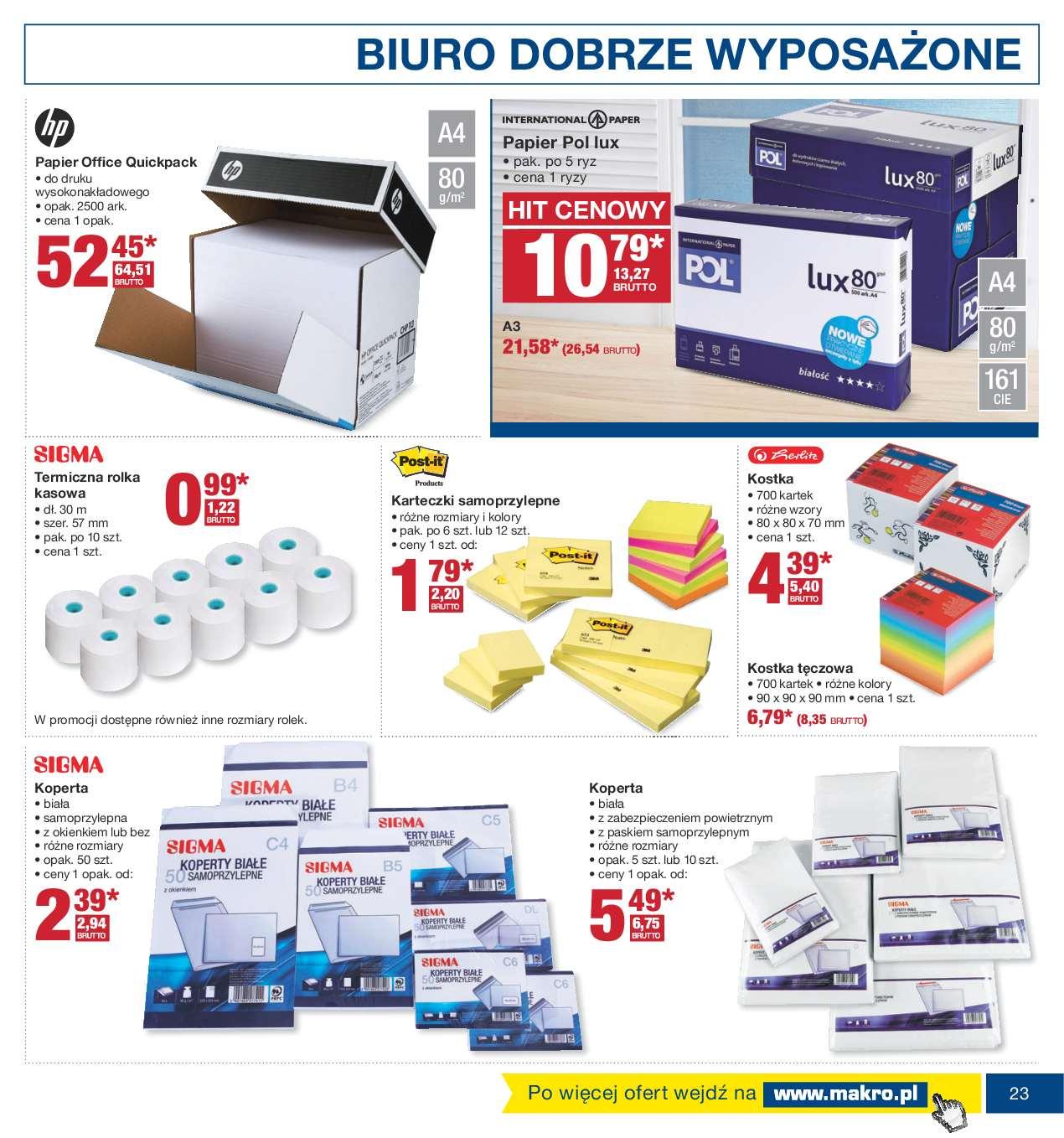 Gazetka promocyjna MAKRO str. 23