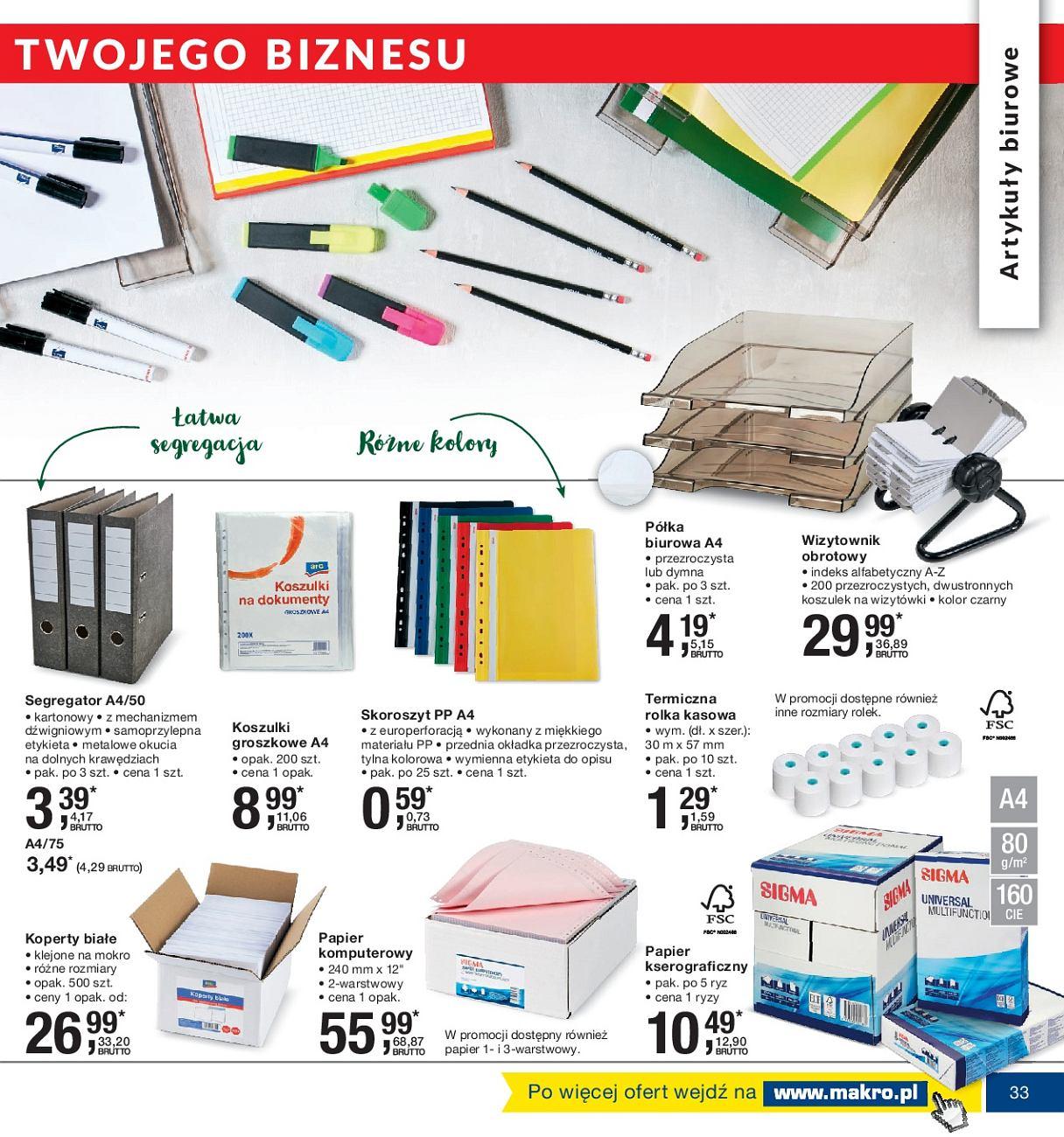 Gazetka promocyjna MAKRO str. 33