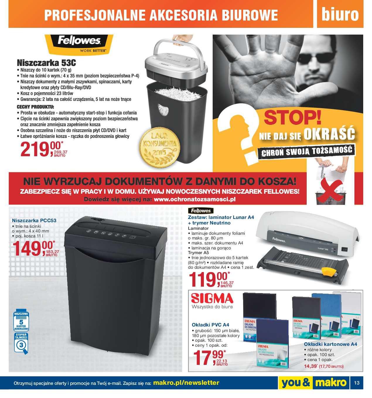 Gazetka promocyjna MAKRO str. 13