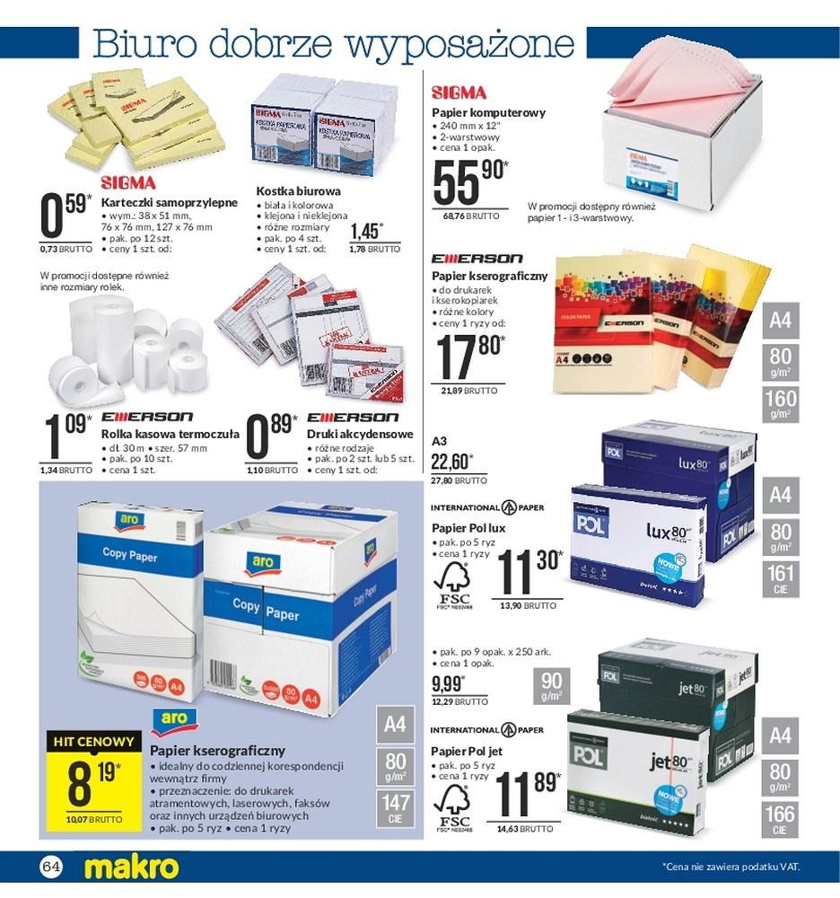 Gazetka promocyjna MAKRO str. 64