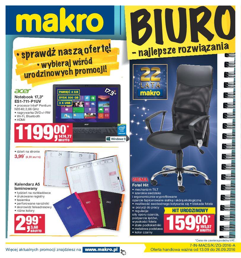 Gazetka promocyjna MAKRO str. 1