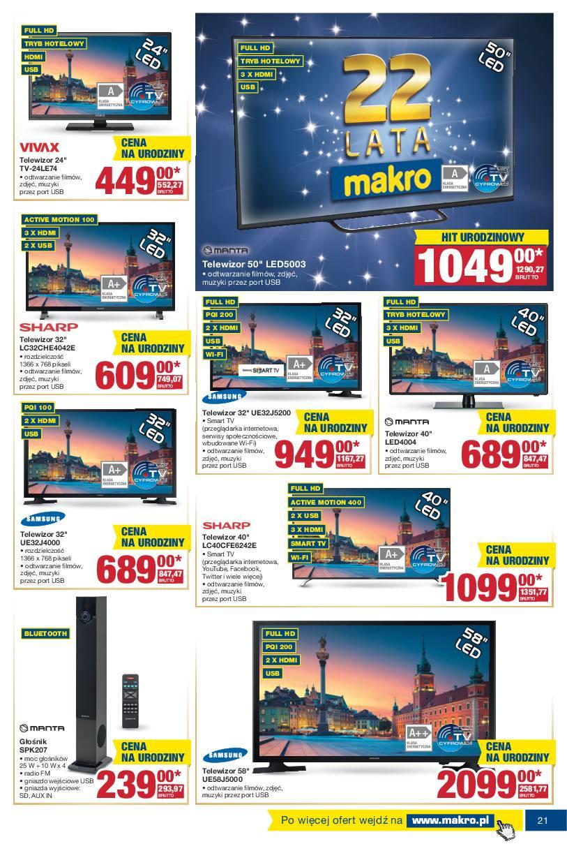 Gazetka promocyjna MAKRO str. 21
