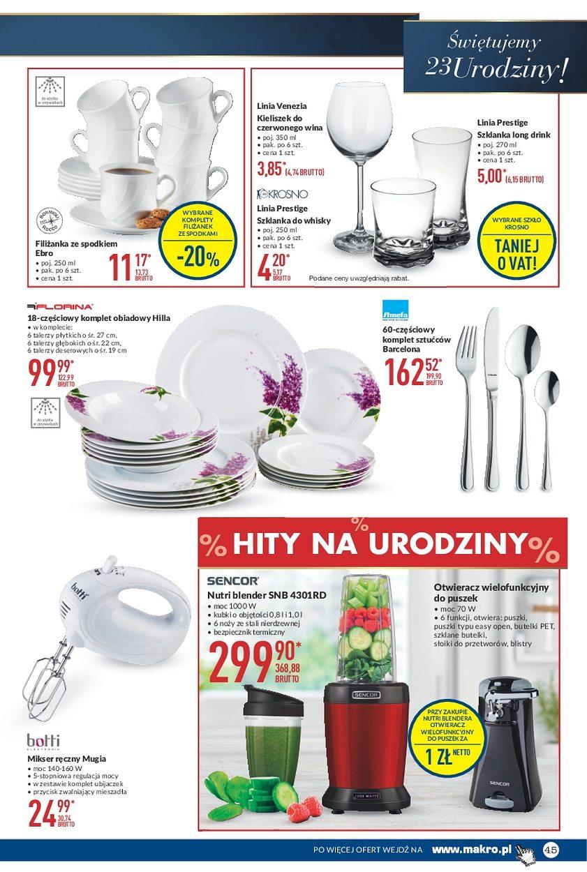 Gazetka promocyjna MAKRO str. 45