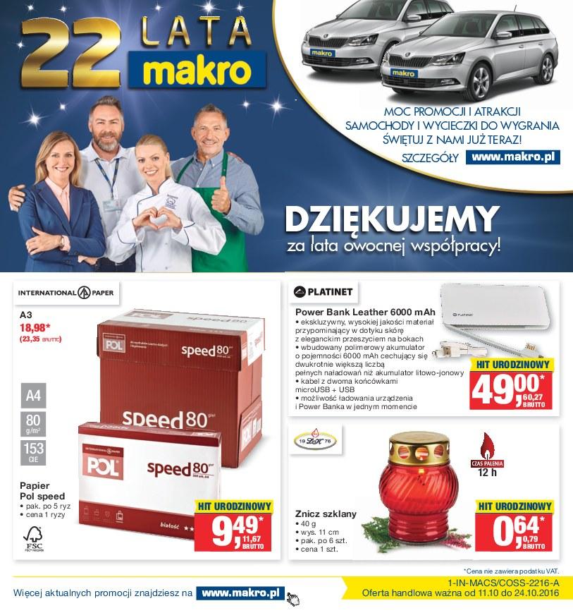Gazetka promocyjna MAKRO str. 1