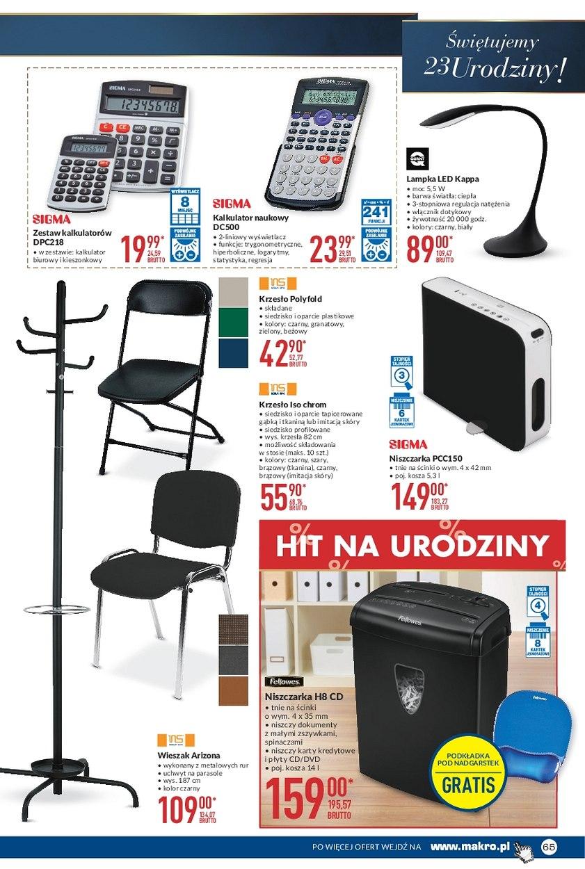 Gazetka promocyjna MAKRO str. 65