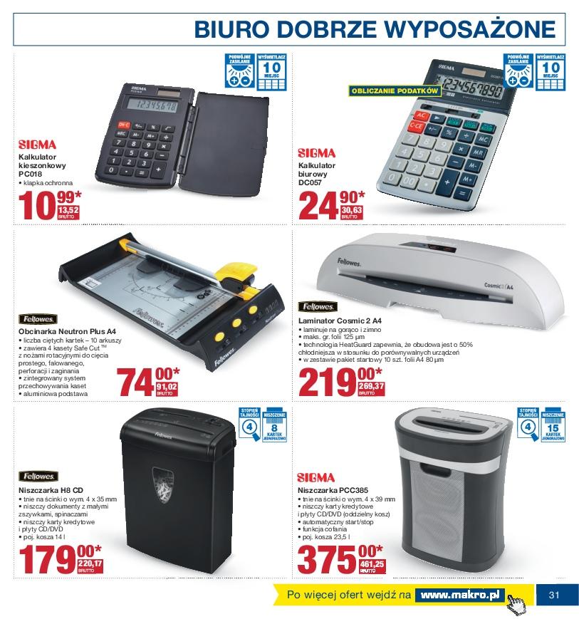 Gazetka promocyjna MAKRO str. 31