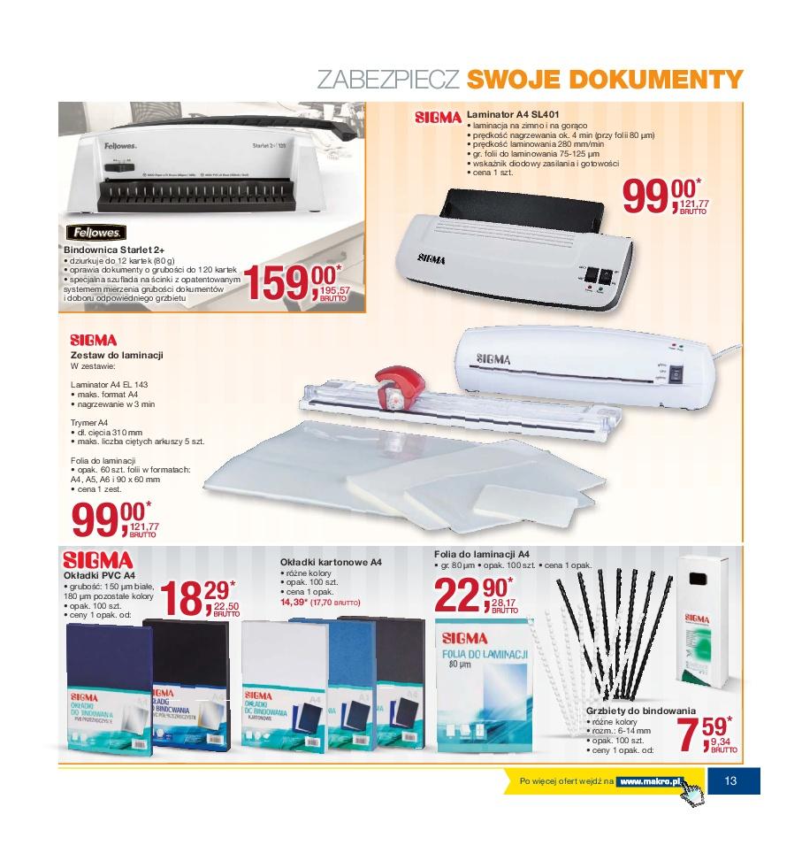 Gazetka promocyjna MAKRO str. 13