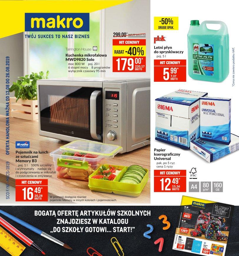 Gazetka promocyjna MAKRO str. 1